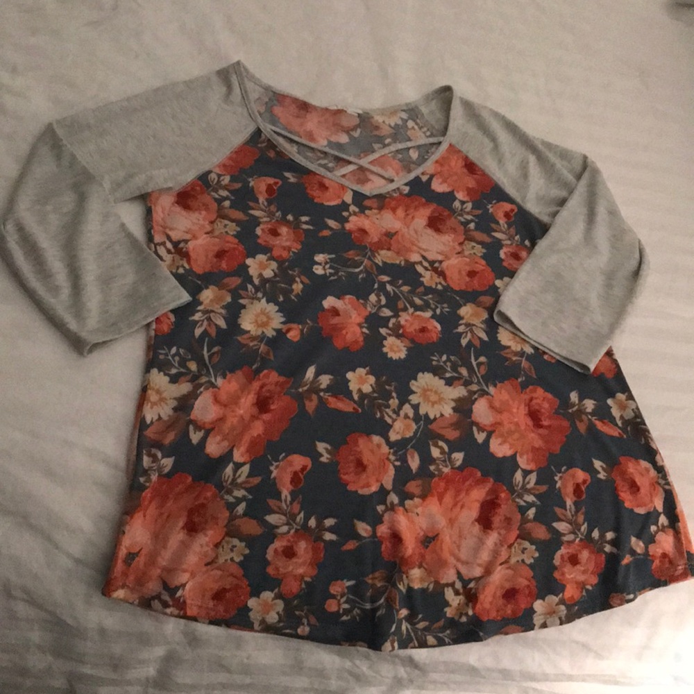 3/4 sleeve cotton shirt